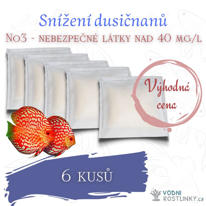 6 x Sáček na snížení dusičnanů NO3