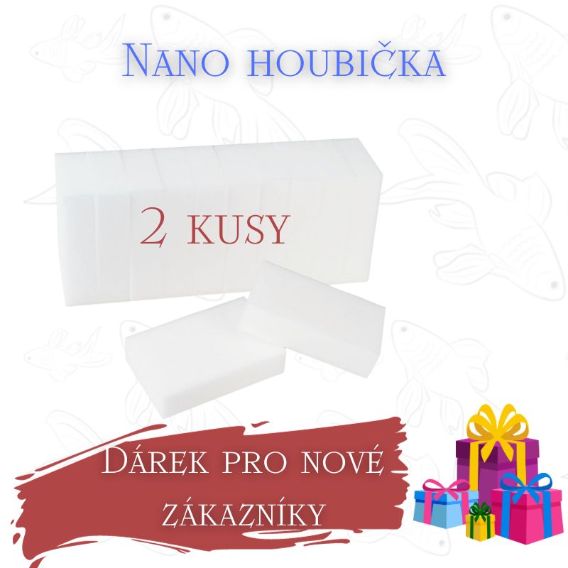 (Dárek za nákup) 2 x Nano houbička na čistá skla bez řas PREMIUM - Dárek pro nové zákazníky