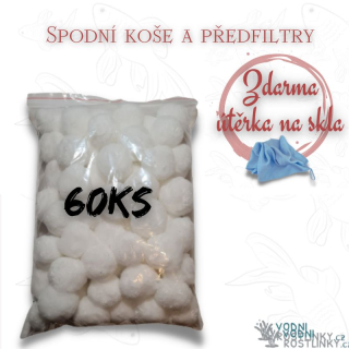 3D koule maxi balení  60 ks + útěrka na skla