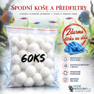 3D koule maxi balení  60 ks + útěrka na skla