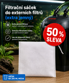 Filtrační mikronový sáček (10x12 cm pro 200 ml média) 